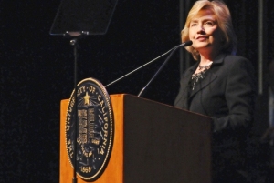 Former Secretary of State Hillary Clinton speaking at UCLA, March 5, 2014. (Image: ucla.edu)